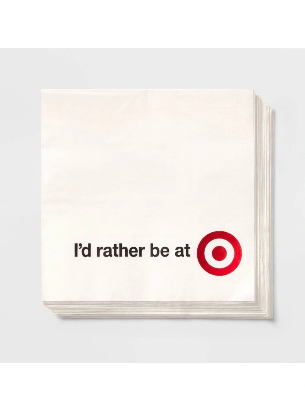 🔵 Target Lunch Napkin 30ct Spritz™ NEW in plastic